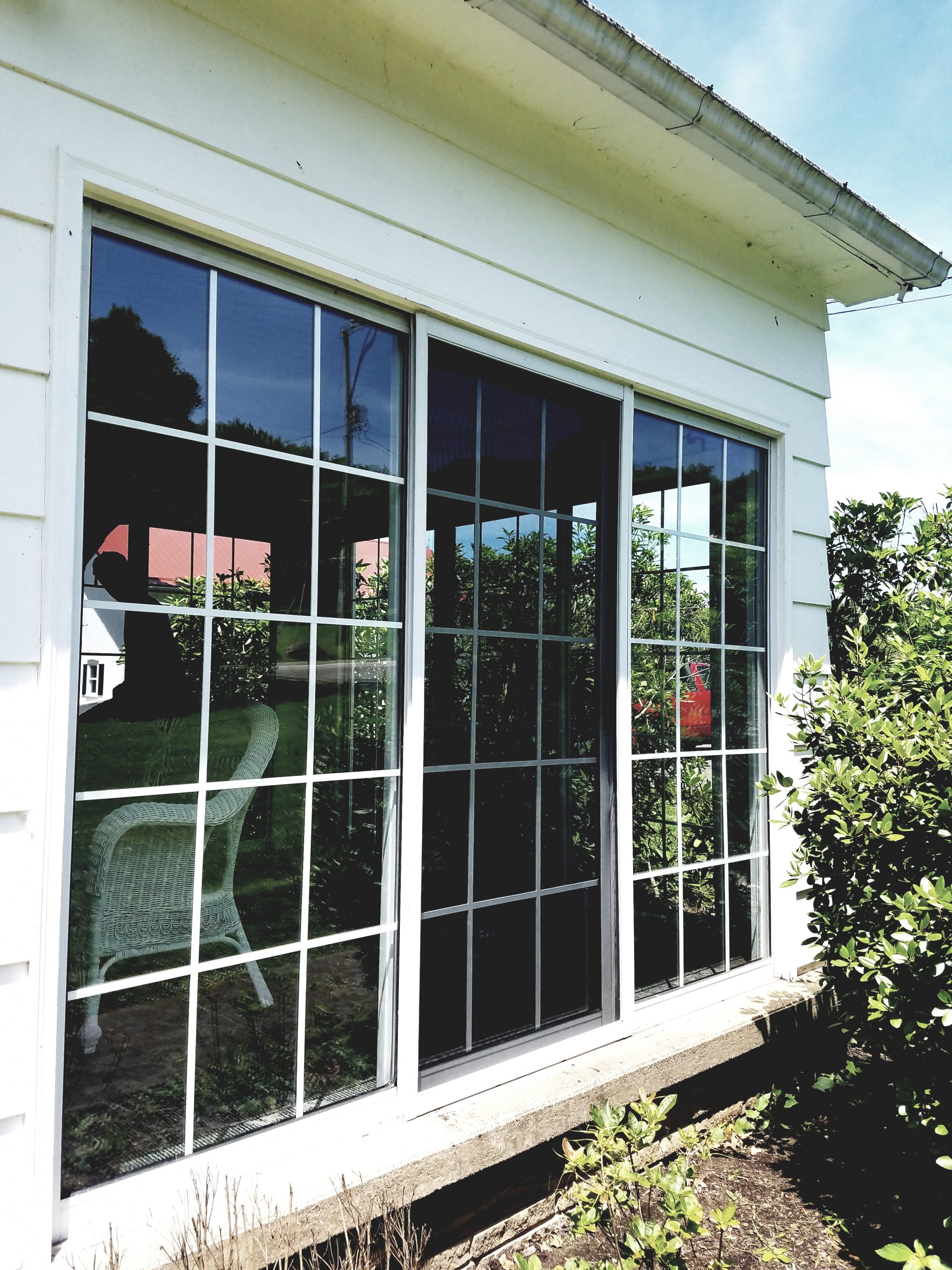 Residential Sunroom Before & After – Schiffer's Glass