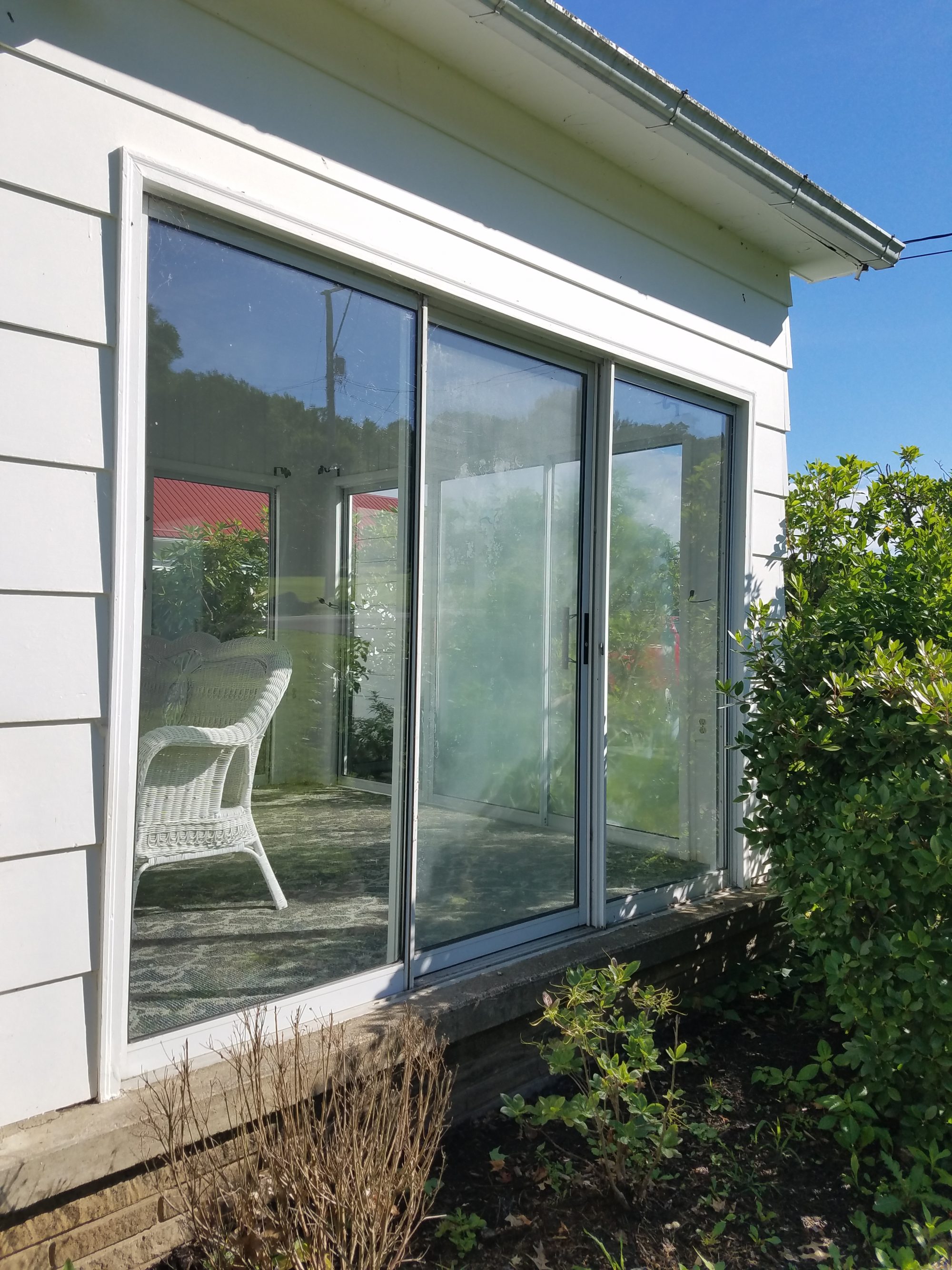 Residential Sunroom Before & After – Schiffer's Glass