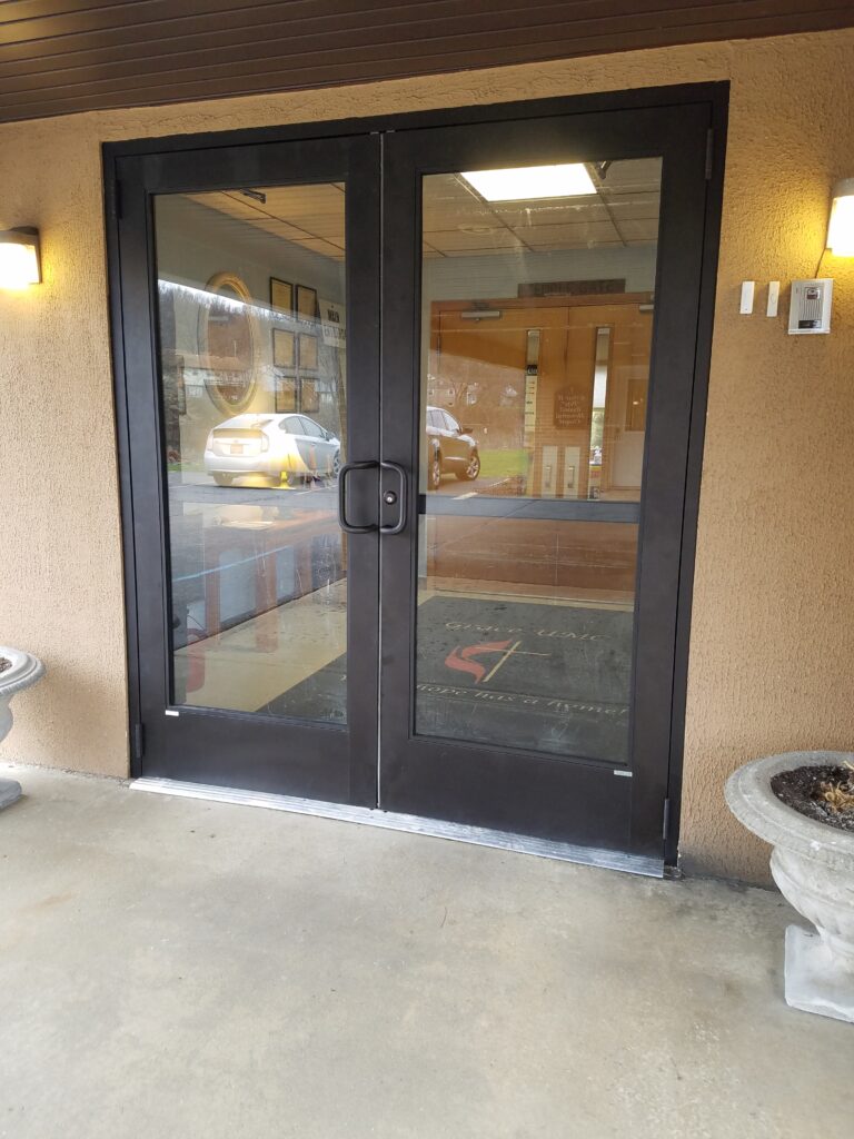 Grace Church Glass Doors